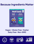 Gluten Free Mini Graham  Vanilla Wafer Snack Packs by Partake  Vegan  Dairy Free Cookies  Allergy Friendly Snacks  Safe School Snack for Kids  20 Pack