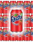 Fanta Strawberry Soda 12 Fl Oz Cans Pack of 18 Total of 216 Fl Oz