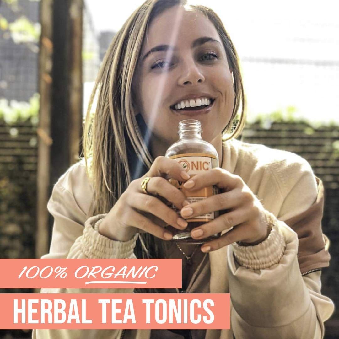 TEAONIC I Love My Skin Detox Tea Refreshing Herbal Tea With Hibiscus And Lemongrass Zero Calorie SugarFree CaffeineFree USDACertified Organic Tea Pack of 12 8 Fl Oz Each