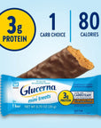 Glucerna Mini Treats Diabetic Snack Replacement to Support Blood Sugar Management 80 Calories Chocolate Caramel 6Bar Pack 24 Count