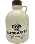 Sapsquatch Organic Maple Syrup  Quart  GradeA Amber Rich