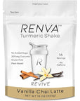 RENVA Turmeric Drink Mix - Vanilla Chai Latte 16 Servings