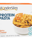 WonderSlim Protein Pasta Spicy Cheese 130 Calories 12g Protein 7ct