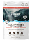 Roundhouse Provisions Basecamp Complete Nutrition Shake Disaster Prepper Plant Based Formula for Emergencies 18g of Protein  28 Essential Vitamins and Minerals MacroMicro Nutrients Rich Chocolate Flavor 3 year shelf life10 Servings