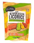 Soft Australian Licorice Strawberry Mango Green Apple Flavored Large 28 oz bag 175 lbs