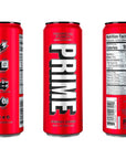 Prime Energy Drink Cans  Flavor Variety 5 Pack  200mg Caffeine Zero Sugar 300mg Electrolytes Vegan  12 Fl Oz Cans  By World Group Packing Solutions