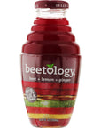 Beetology Beet Plus Lemon Plus Ginger Juice 845 Fl Oz Pack of 6