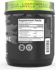 Personal Record Larry Wheels' PR Micronized Creatine Powder Supplement, 100% Pure Creatine Monohydrate, Unflavored - 120 Servings