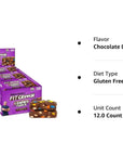 FITCRUNCH Loaded Cookie Protein Bar High Protein Gluten Free Protein Snack 12 Cookie Bars Chocolate Deluxe