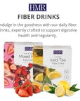 HMR Lemony Iced Tea Fiber Drink Supports Digestive Health and Regularity Daily Fiber Powder GlutenFree Twin Pack 10 Packets per Box