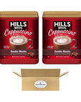 Hills Bros Cappuccino Double Mocha Caf Style Drink Mix 16oz - Pack of 2