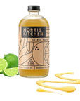 Morris Kitchen Citrus Agave Cocktail Mixer  Zesty Flavored Lime Drink Mix Mocktails Slushie Shaved Icee Snow Cone for Vodka Tequila Mezcal 16oz