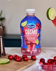 Ocean Spray Cosmopolitan Cocktail Mixer Drink Mixer Made with Real Fruit Juice 32 Fl Oz Bottle Pack of 1