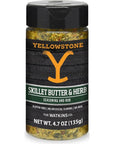 Yellowstone Skillet Butter & Herb Seasoning and Rub, 4.7oz