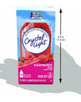 Crystal Light On The Go Raspberry Ice Drink Mix 10Packet Box Pack of 7