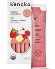 FHS Retail Kenck0 Berry  StrawberryRaspberry and Banana Smoothie Mix  Organic ReadytoDrink Fruit Smoothie Drinks for Breakfast Healthy Smoothie Juice Packs with No Artificial Flavors