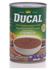 Ducal Refried Red Beans Chorizo Flavored 15 Ounce Pack of 24  Excellent Source in Protein And Iron Cholesterol Free  Instant Vegetarian Refried Red Beans NonGMO And GlutenFree