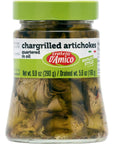 Chargrilled Artichokes Quartered in Oil Grilled Naples Style 99oz 280g NONGMO Fratelli DAmico Product of Italy