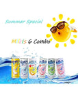 Lotte Milkis 6 Flavors Combo Original Apple Melon Peach Banana  Strawberry 6 Flavors Pack of 1