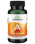 Swanson Vitamin A 10,000 IU (3,000 mcg RAE) Natural Nourishment for Bone, Skin Health, Vision Support & Immune System Function - High Absorption Vitamin A 250 Softgels