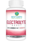 Best Earth Naturals Electrolyte Support Supplement - Support Electrolyte Balance with Vitamin D, Calcium, Magnesium, Sodium, Potassium, Boron and More - 30 ct. Capsules