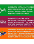 Coca Cola Mini Can Variety Pack 75 oz 12 ct 4 flavors  3 each of Coke Classic Orange Fanta Sprite LemonLime Cherry Coca Cola  Sophley Individually Wrapped Straws 24Pack