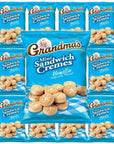 Grandmas Cookies Assortment 10ct Vanilla Creme Sandwich with Bay Area Marketplace Napkins