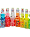 Hata Ramune Japanese Marble Soft Drink  Carbonated Drink  Mix Variety Flavors 5 pack  676fl oz  Within Available Kind  By World Group Packing Solutions