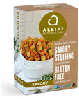 ALEIA'S BEST. TASTE. EVER. Savory Stuffing Mix - 10 oz / 1 Pack - Authentic Taste, Classic Stuffing for Gluten Free Recipes, Certified Gluten Free, Non-GMO, Corn Free, Soy Free, Dairy Free, Low Sodium, Kosher