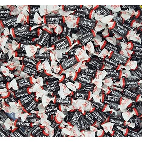 Tootsie Roll Midgees  4lb Bulk Candy Bag  QUEEN JAX  Individually Wrapped Candy  Original Chocolate Twist Midgees