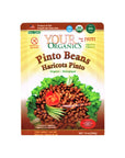 Your Organics Pinto Beans by Jyoti 6 pouches of 10 oz each All Natural Product of USA Gluten Free Vegan BPA Free NON  GMO Low Salt