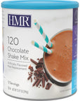 HMR 120 Chocolate Shake  120 Vanilla Shake Meal Replacement Powder Twin Pack 12g Protein 120 Cal 2 Canisters of 12 Servings Each VanChoc