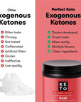 Exogenous Ketones Powder, BHB Beta-Hydroxybutyrate Salts Supplement, Best Fuel for Energy Boost, Mental Performance, Mix in Shakes, Milk, Smoothie Drinks for Ketosis - Vanilla