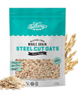 Bakery On Main Steel Cut Oats  Gluten Free NonGMO Project Verified Purity Protocol Kosher Resealable Bag 24oz Pack of 2