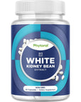 White Kidney Bean Extract Capsule - Extra Strength White Kidney Bean Sugar & Carb Blocker plus Appetite Suppressant Support - Plant Based Energy Supplement - Non-GMO Gluten Free & Made in the US