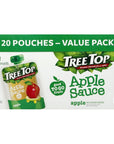 Tree Top Applesauce Pouches 32 Ounce Pack of 20 Apple