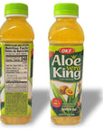 OKF Aloe Vera King Drink Flavors includes Coco Original Grape Mango Pineapple Watermelon Pomegranate Gold Kiwi Peach and Strawberry 10 flavor variety pack 10