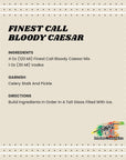 Finest Call Premium Bloody Caesar Drink Mix 1 Liter Bottle 338 Fl Oz Pack of 3