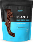 LEGION Plant+ Vegan Protein Powder 20 Servings, (Chocolate)