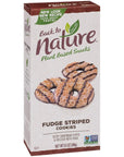 Back to Nature Fudge Striped Shortbread Cookies  Vegan NonGMO Made with Wheat Flour Delicious  Quality Snacks 85 Ounce