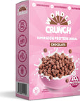 Wonder Crunch Chocolate High Protein Breakfast Cereal x4 Box glutenfree ketofriendly low sugar