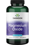 Swanson Magnesium 200 Milligrams 250 Capsules