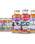 SevenTeas Energy Variety Pack of Teas 16 OZ Pack of 12 Bottles Organic Bottled Iced Teas