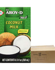 AroyD Coconut Milk 250ml85oz 12pack