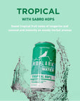 HOPLARK Fresh Flavors Sparkling Hop Water  Variety Pack  Flavor from Real Ingredients Only Zero Sugar Gluten Free Vegan 18 12oz Cans