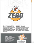 Gatorade G Zero Powder 4 Flavor Variety Pack 10 of Each FlavorPack of 40 010oz Glacier Freeze Orange Grape Fruit Punch packed by TOOZOON