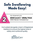 Lyons ReadyCare Thickened Cranberry Cocktail for Dysphagia  Swallowing Difficulty  Nectar Consistency Level 2 Mildly Thick  4 fl oz 48 Pack