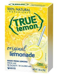 True Lemon Lemonade Stick Pack 106 oz True Lemon Packets with Moofin Golden SS Spoon Convenient Single Serve Refreshing Lemon Flavor Pure Lemonade Mix Ideal for Beach Park Home Pack of 2