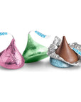 Hershey Kisses  2lb Bulk Milk Chocolate Kisses Candy  Individually Wrapped Kisses in Pastel Foils  2 Pound Bulk Candy