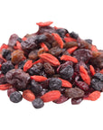 GERBS Super 5 Dried Fruit Snack Mix 2 LBS Premium  Top 14 Food Allergy Free  Resealable Bulk Bag  Made in USA  Dried Blueberry Cranberry Cherry Raisin Goji Berries Trail Mix  Gluten Peanut Free